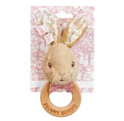 Cottontails Baby Bunnies For Babies|Comforters & Rattles|Beatrix Potter Flopsy Bunny Ring Rattle