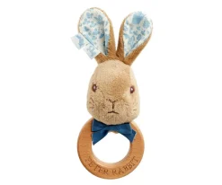 Cottontails Baby Bunnies For Babies|Comforters & Rattles|Beatrix Potter Peter Rabbit Ring Rattle