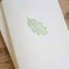 Cottontails Baby Cards|Cottontails handmade card - oak leaf