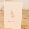 Cottontails Baby Cards|Bunny Cards & Stationery|Cottontails handmade card - Happy Birthday