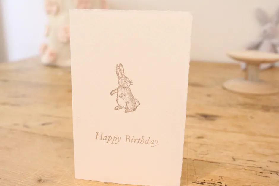 Cottontails Baby Cards|Bunny Cards & Stationery|Cottontails handmade card - Happy Birthday
