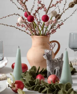 Cottontails Baby Handmade Felt|En Gry & Sif cute grey deer - small