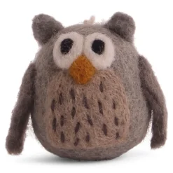 Cottontails Baby Handmade Felt|En Gry & Sif little round owl