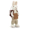 Cottontails Baby Felt Bunnies|Soft Toy Bunnies|En Gry & Sif little white hare - school boy