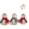 Cottontails Baby Handmade Felt|En Gry & Sif trio of baby penguins