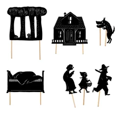 Cottontails Baby Puppets & Theatre|Evening Tales - Little Red Riding Hood shadow makers