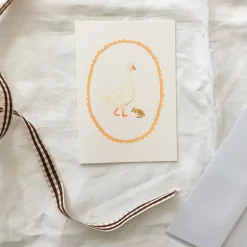 Cottontails Baby Cards|Goose & gosling card