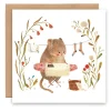 Cottontails Baby Cards|Greeting Card - Housework Mouse