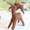 Cottontails Baby Handmade Felt|Handmade little felt fawn - standing