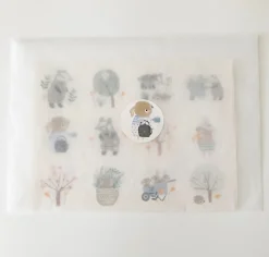 Cottontails Baby Stickers & Stationery|Craft & Stickers|Handmade Paper Stickers - Spring