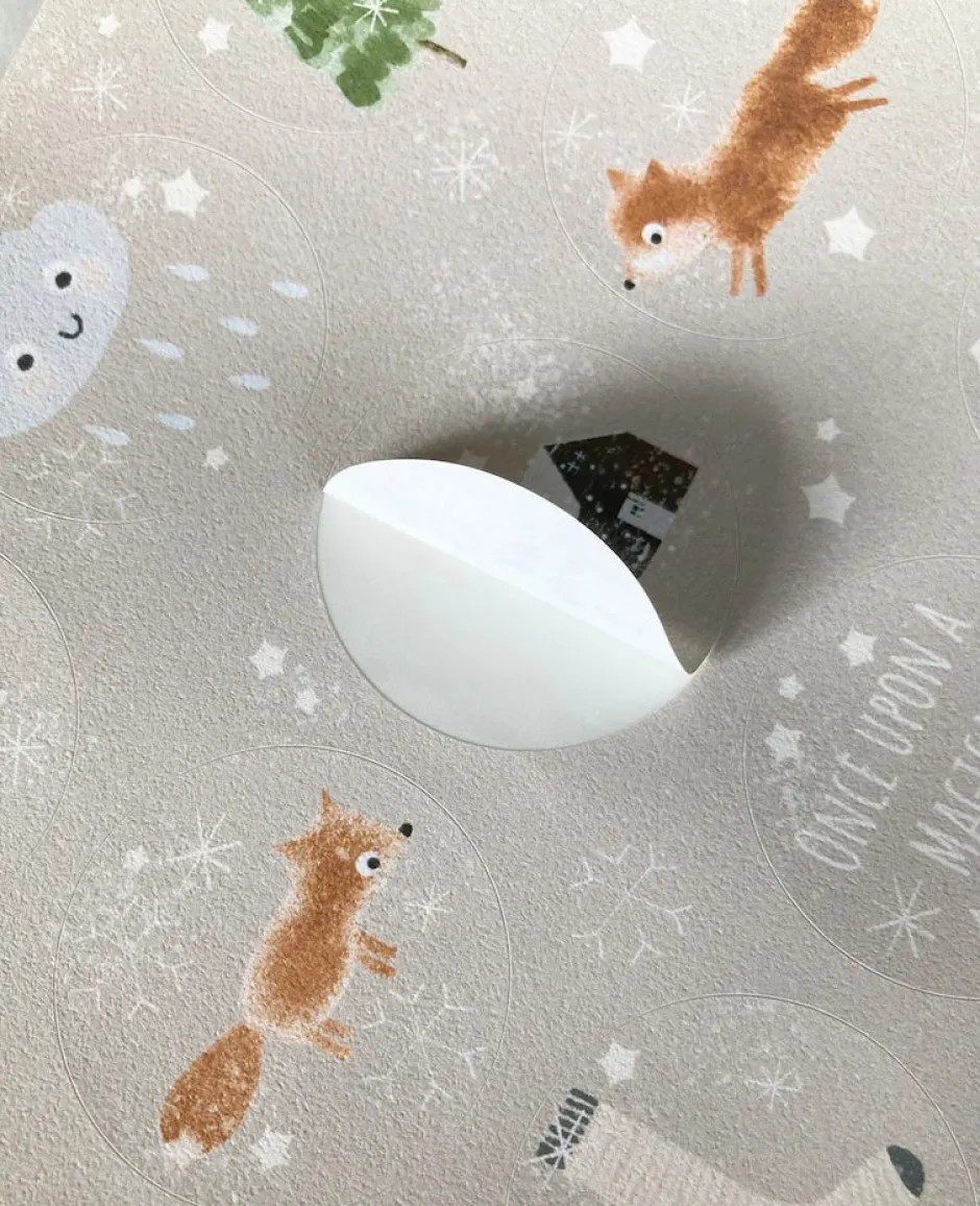 Cottontails Baby Stickers & Stationery|Craft & Stickers|Handmade Paper Stickers - Bunny Woodland