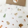 Cottontails Baby Stickers & Stationery|Craft & Stickers|Handmade Paper stickers - White Woodland