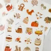 Cottontails Baby Stickers & Stationery|Craft & Stickers|Handmade Paper Stickers - Autumn