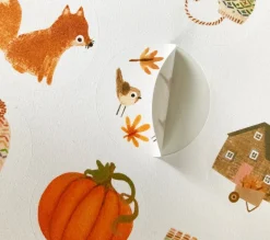 Cottontails Baby Stickers & Stationery|Craft & Stickers|Handmade Paper Stickers - Autumn