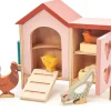 Cottontails Baby Wooden Toys|Little Wooden Hen House