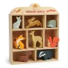 Cottontails Baby Wooden Toys|Little wooden woodland animal collection - 8 animals and shelf