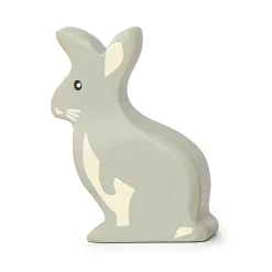 Cottontails Baby Wooden Bunnies|Wooden Toys|Little wooden woodland animal - grey rabbit