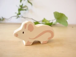 Cottontails Baby Wooden Toys|Little wooden woodland animal - mouse