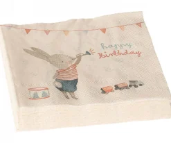 Cottontails Baby Little Kitchen|Maileg Paper Napkins - Happy Birthday Bunny