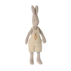 Cottontails Baby Soft Toy Bunnies|Maileg Size 1 Rabbit - Carrot Dungarees