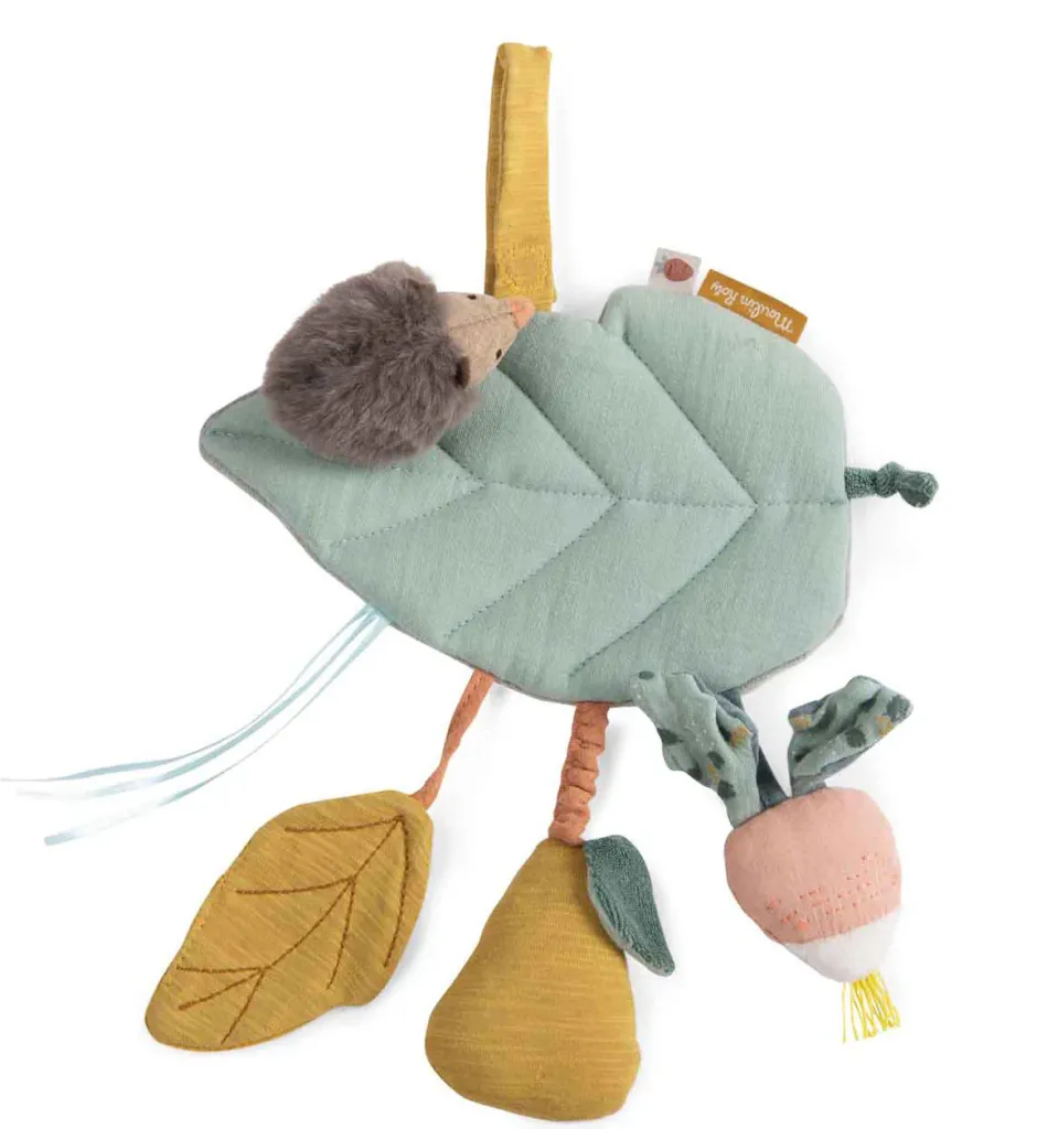 Cottontails Baby Musical & Activity|Musical & Activity|Moulin Roty Activity Leaf with Hedgehog