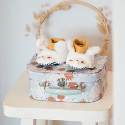 Cottontails Baby Clothing & Nursery|Moulin Roty Apres la Pluie baby slippers - sheep
