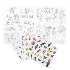 Cottontails Baby Craft & Stickers|Garden & Nature|Moulin Roty botanist colouring & sticker book