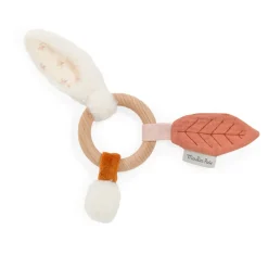 Cottontails Baby Comforters & Rattles|Moulin Roty bunny ears rattle & teether