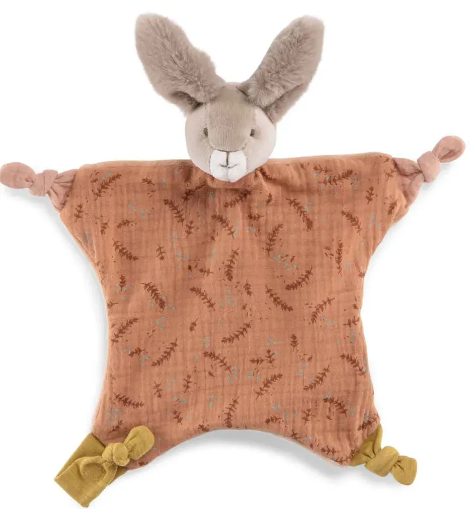 Cottontails Baby Bunnies For Babies|Comforters & Rattles|Moulin Roty Clay Bunny Comforter