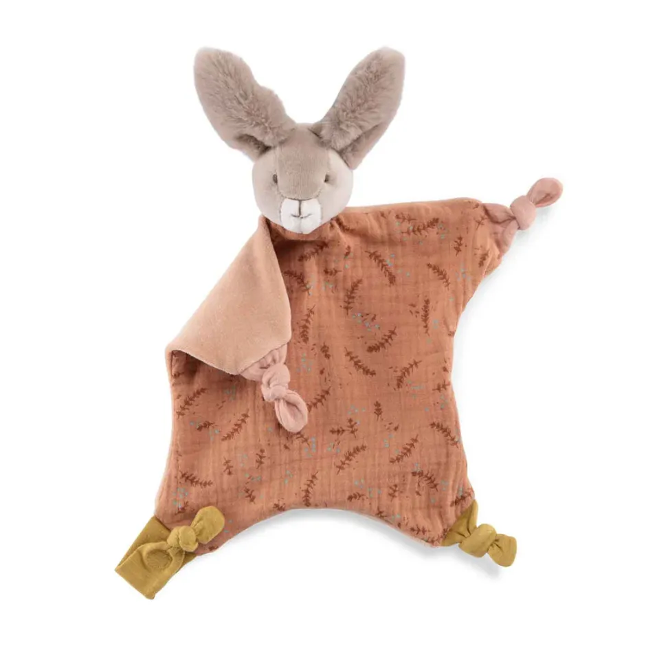 Cottontails Baby Bunnies For Babies|Comforters & Rattles|Moulin Roty Clay Bunny Comforter