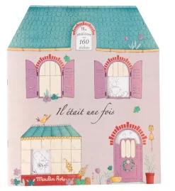 Cottontails Baby Craft & Stickers|Moulin Roty colour & sticker house book