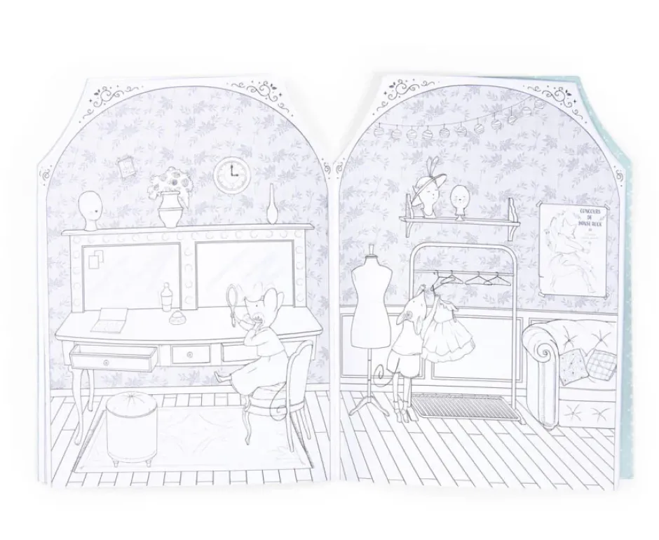 Cottontails Baby Craft & Stickers|Moulin Roty Dance School Colouring & Sticker Book