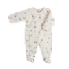 Cottontails Baby Clothing & Nursery|Moulin Roty Floral Baby Sleepsuit - 1 month