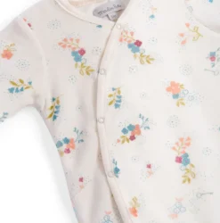 Cottontails Baby Clothing & Nursery|Moulin Roty Floral Baby Sleepsuit - 1 month