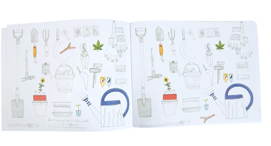 Cottontails Baby Craft & Stickers|Garden & Nature|Moulin Roty Garden Activity book