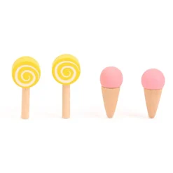 Cottontails Baby Wooden Toys|Moulin Roty Grand Family Wooden Ice Cream Cart