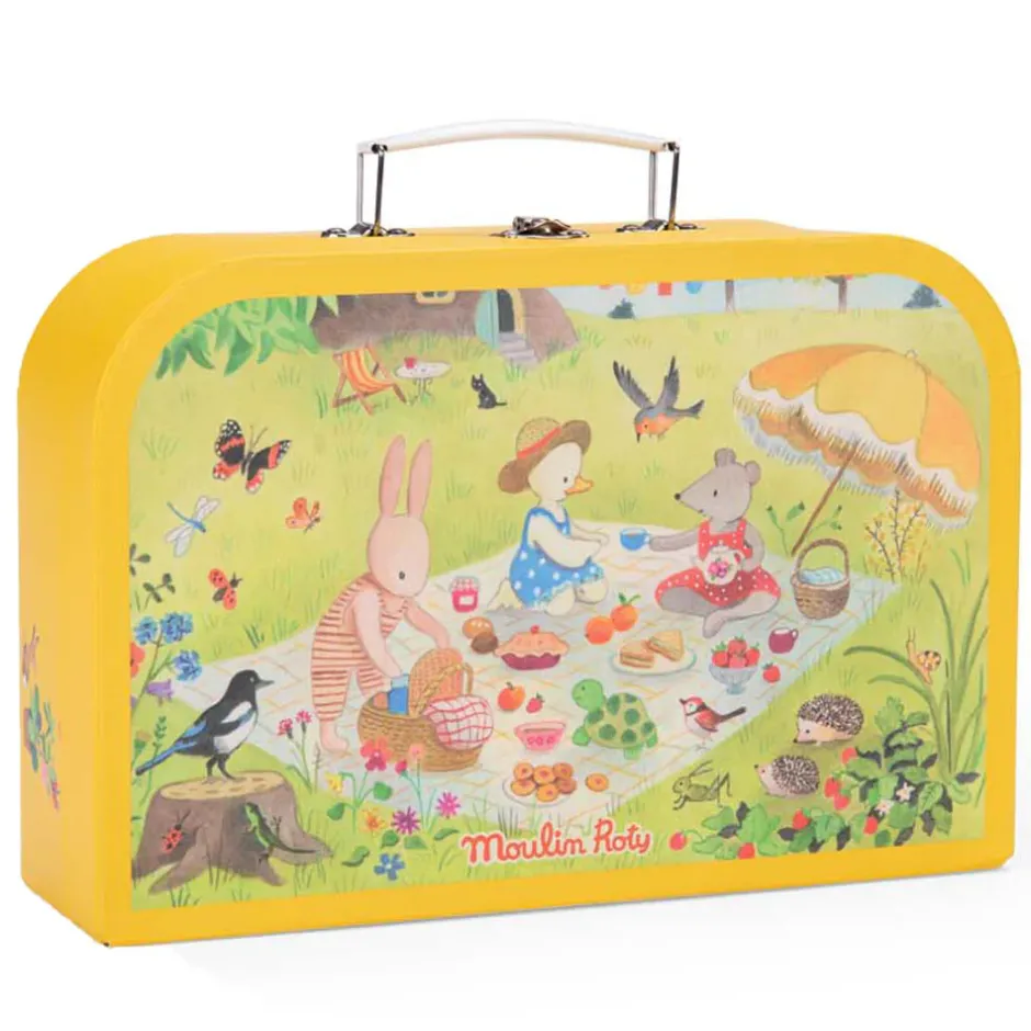 Cottontails Baby Little Kitchen|Moulin Roty Grand Family metal tea set