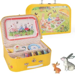 Cottontails Baby Little Kitchen|Moulin Roty Grand Family metal tea set