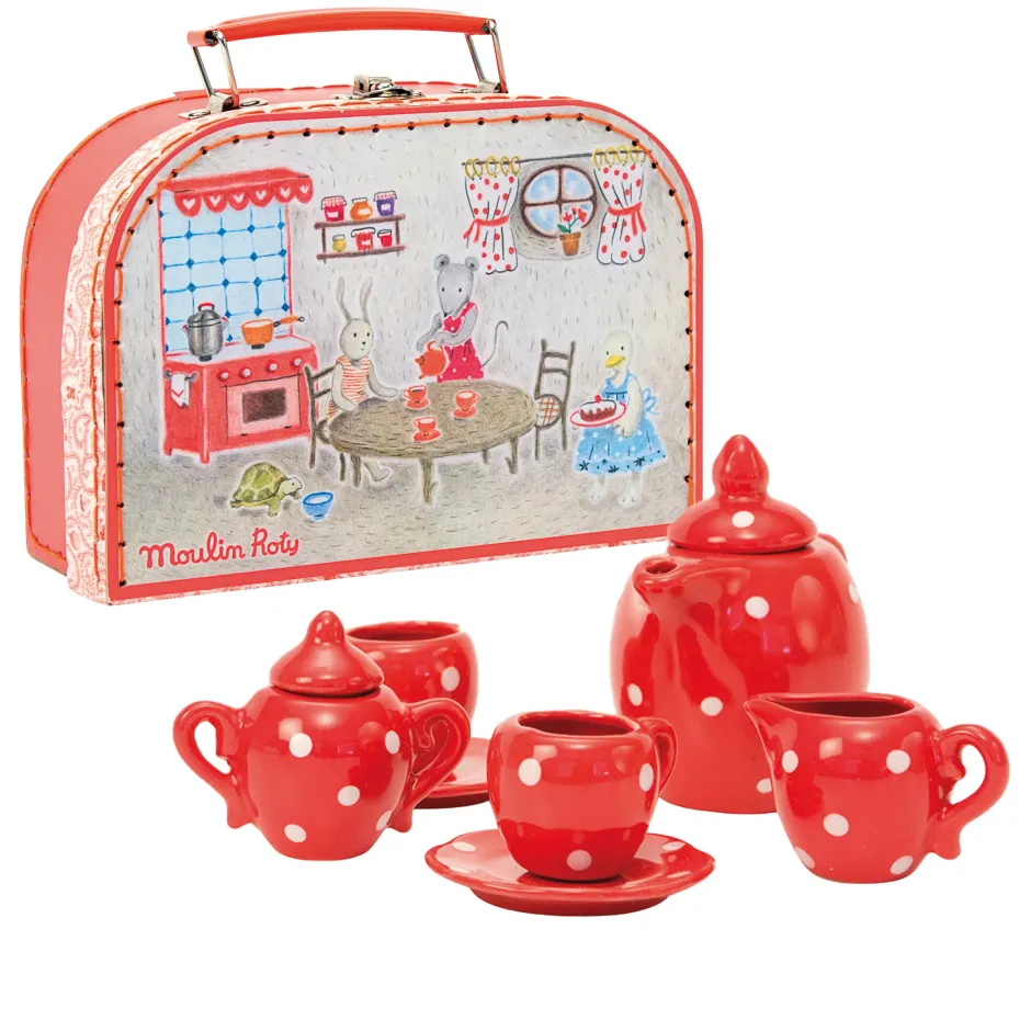 Cottontails Baby Little Kitchen|Moulin Roty Grand Family crockery tea set