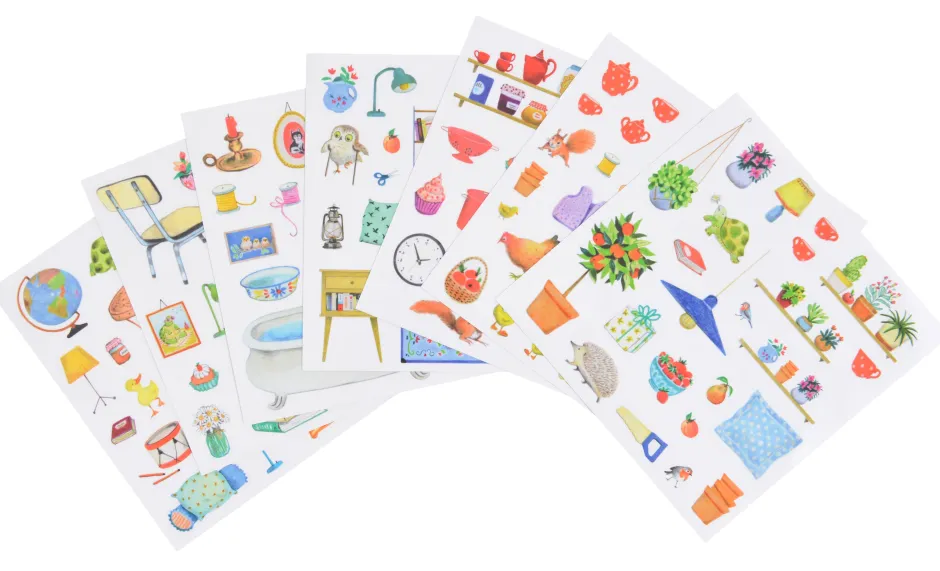 Cottontails Baby Craft & Stickers|Moulin Roty Grand Family sticker book