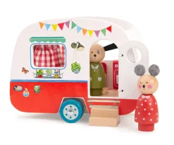 Cottontails Baby Wooden Toys|Moulin Roty Grand Family Wooden Vintage Caravan