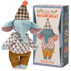 Cottontails Baby Baby Soft Toys|Soft Toys|Moulin Roty Les Minouchkas Pablo the Elephant