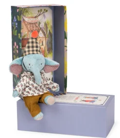 Cottontails Baby Baby Soft Toys|Soft Toys|Moulin Roty Les Minouchkas Pablo the Elephant