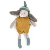 Cottontails Baby Soft Toy Bunnies|Bunnies For Babies|Moulin Roty Little Ochre Bunny - 28cm