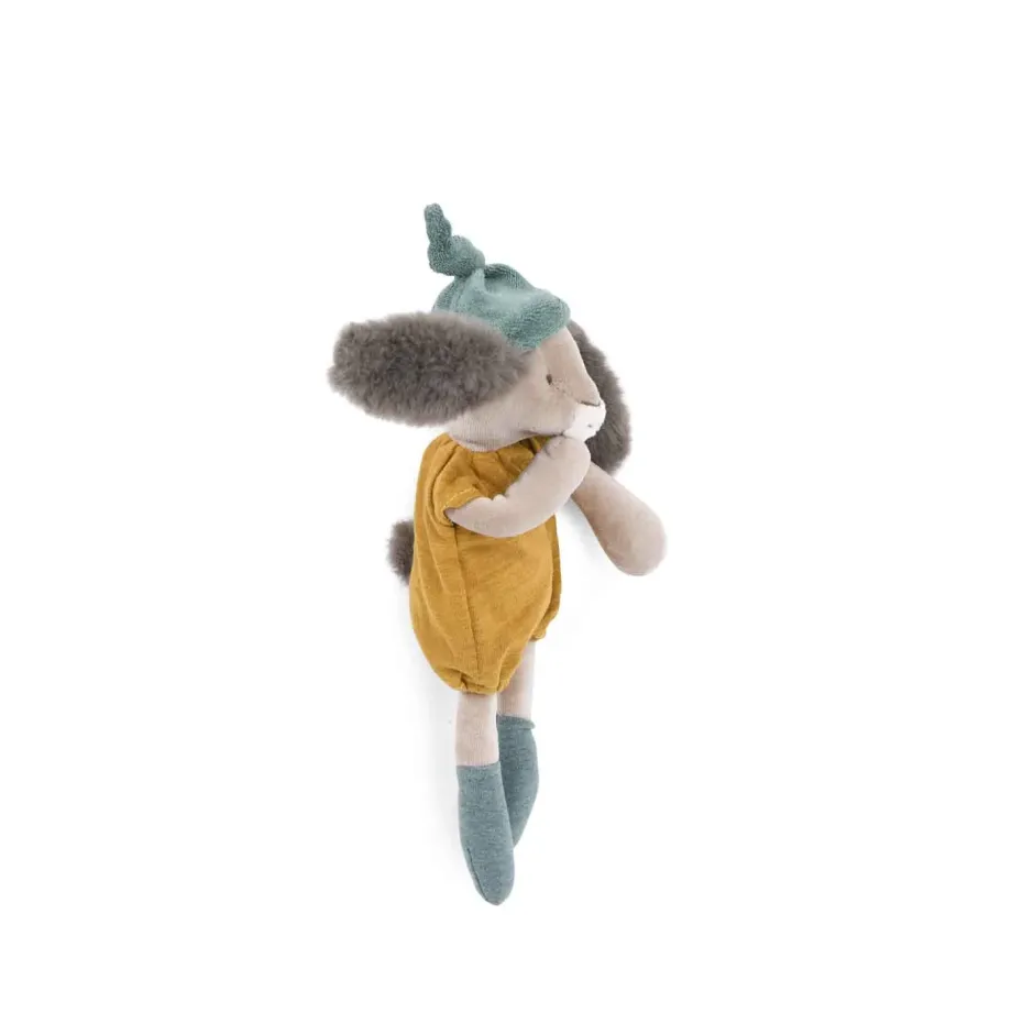 Cottontails Baby Soft Toy Bunnies|Bunnies For Babies|Moulin Roty Little Ochre Bunny - 28cm