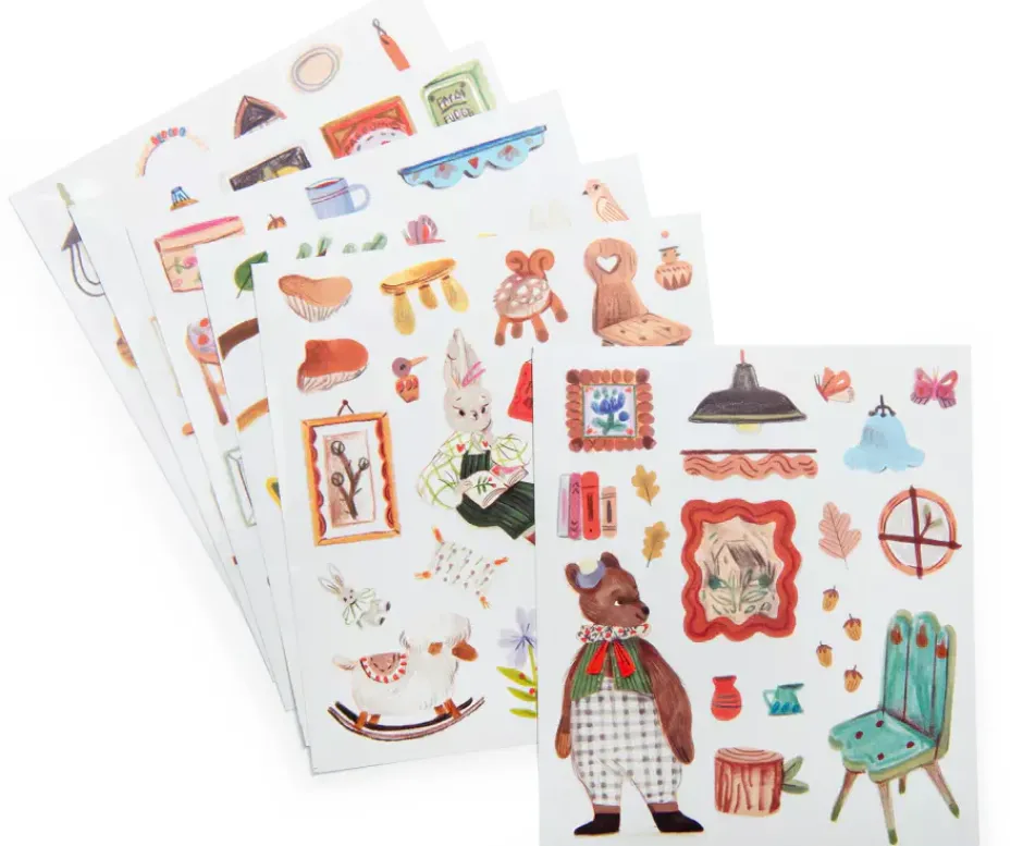 Cottontails Baby Craft & Stickers|Moulin Roty Minouchkas Colouring & Sticker Book