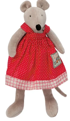 Cottontails Baby Baby Soft Toys|Soft Toys|Moulin Roty Nini Mouse 32cm