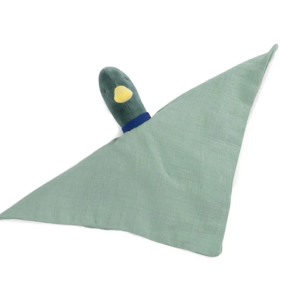 Cottontails Baby Comforters & Rattles|Moulin Roty Pomme des Bois - muslin duck comforter