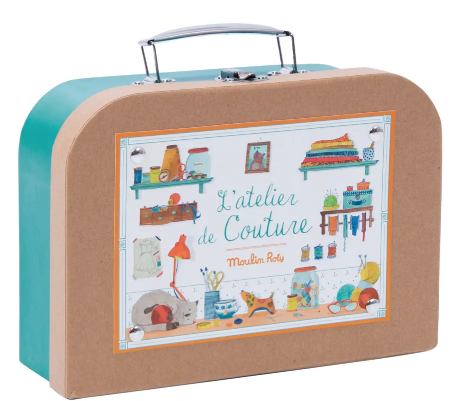 Cottontails Baby Craft & Stickers|Moulin Roty sewing & knitting suitcase
