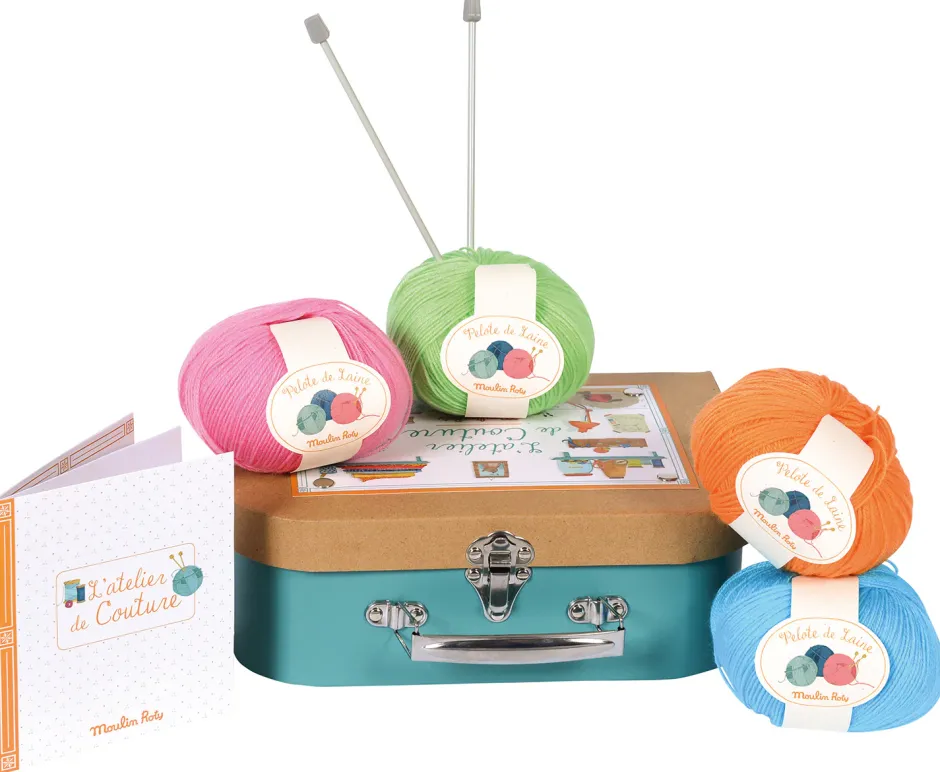 Cottontails Baby Craft & Stickers|Moulin Roty sewing & knitting suitcase
